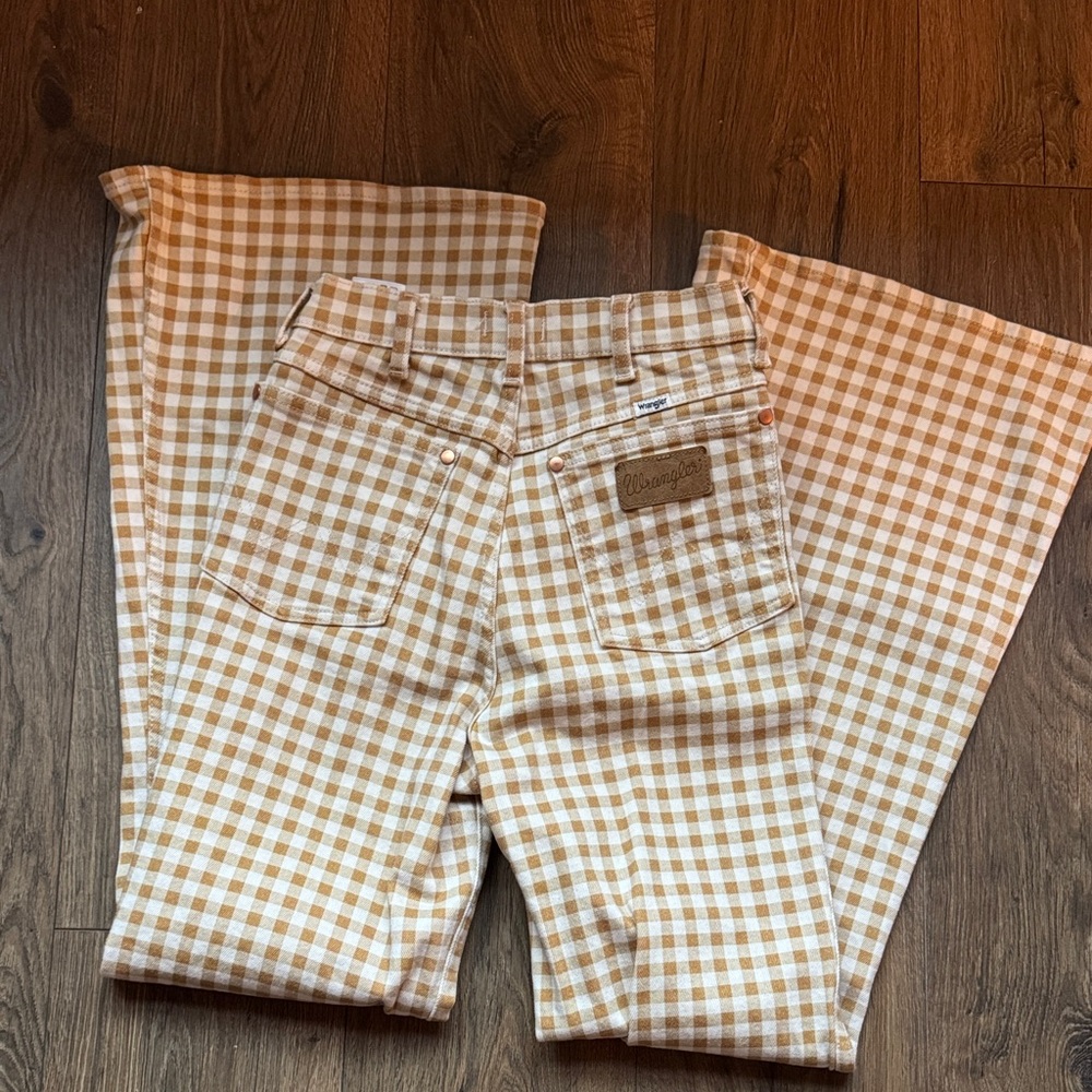 Gingham Wrangler Checkered Pants
